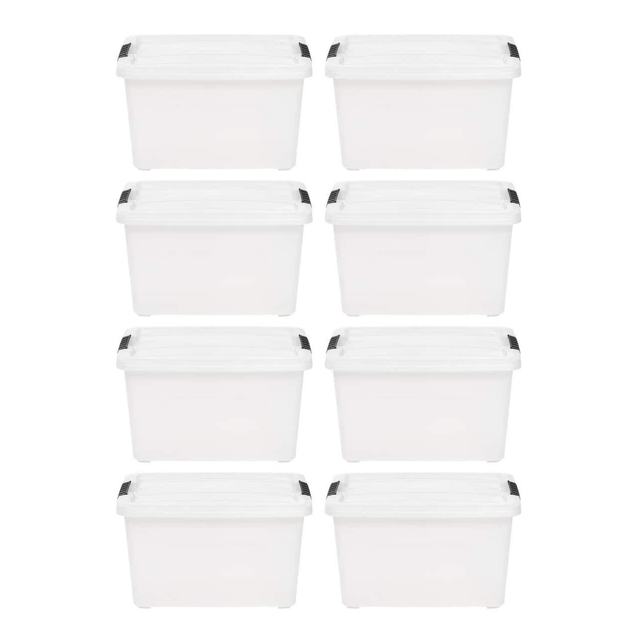IRIS Stack & Pull™ Plastic Storage Boxes